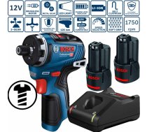 Bosch GSR 12V-35 HX (2x3,0Ah) L-Boxx urbjmašīna / skrūvgriezis 06019J9100