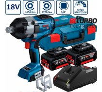 Bosch GDS 18V-1050 H L-Boxx (2x5,0Ah) uzgriežņu atslēga 06019J8522