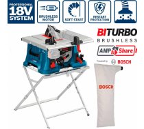 Bosch GTS 18V-216 galda zāģis + GTA 560 0601B44002