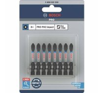 BOSCH 2608522330 PRO PH2 IMPACT sitāmie uzgaļi PH2 x 55mm 1/4" (8gb)
