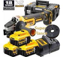 Dewalt DCG405P3-QW (3x5,0Ah) leņķa slīpmašīna + DT3559