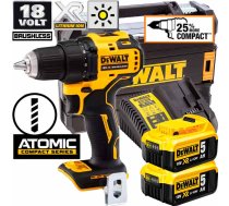Dewalt DCD708P2T-QW (2x5,0Ah) urbjmašīna / skrūvgriezis