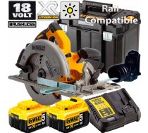 Dewalt DCS572P2-QW (2x5,0Ah) ripzāģis + ACC