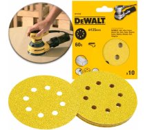 Dewalt DT3102-QZ slīppapīrs kokam 125mm 60G (10gb)