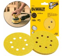 Dewalt DT3106-QZ slīppapīrs kokam 125mm 180G (10gb)