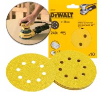 Dewalt DT3107-QZ slīppapīrs kokam 125mm 240G (10gb)