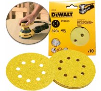 Dewalt DT3108-QZ slīppapīrs kokam 125mm 320G (10gb)
