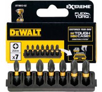 Dewalt DT70812-QZ uzgaļu komplekts PZ1/PZ2/PZ3 1/4" (7gb)
