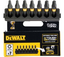 Dewalt DT70815-QZ EXTREME FLEX TORQ Tough Case+ uzgaļu komplekts SQ1, SQ2, SQ3 1/4" (7gb)