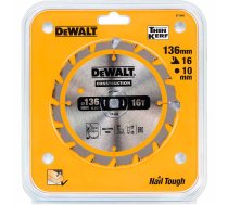 Dewalt DT1946-QZ CONSTRUCTION disks kokam ar naglām 136x10mm 16z