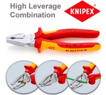 Knipex 0206200 kombinētās plakanklaibles 200mm VDE 1000V
