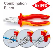 Knipex 0306180T kombinētās plakanknaibles 180mm VDE 1000V