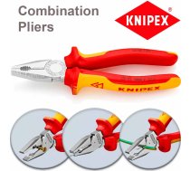 Knipex 0306180 kombinētās plakanknaibles 180mm VDE 1000V