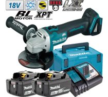 Makita DGA504RTJ (2x5,0Ah) leņķa slīpmašīna