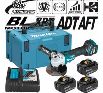 Makita DGA513RT3J (3x5,0Ah) leņķa slīpmašīna