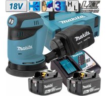 Makita DBO180RTJ (2x5,0Ah) ekscentriskā slīpmašīna