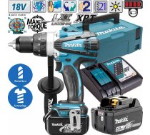 Makita DDF458RTJ (2x5,0Ah) urbjmašīna / skrūvgriezis