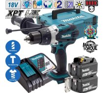 Makita DHP458RTJ (2x5,0Ah) triecienurbjmašīna / skrūvgriezis
