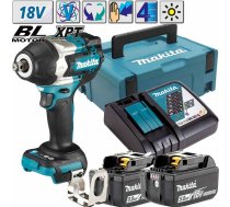 Makita DTW700RTJ (2x5,0Ah) uzgriežņu atslēga