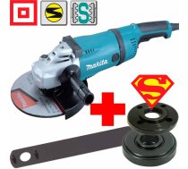 Makita GA9030RF01 leņķa slīpmašīna + super flancis