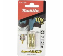 Makita B-42204 IMPACT GOLD sitāmie uzgaļi PH3 x 30mm 1/4" (2gb)