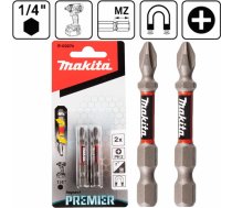 Makita E-03274 IMPACT PREMIER sitāmie uzgaļi PH2x50mm 1/4" (2gb)