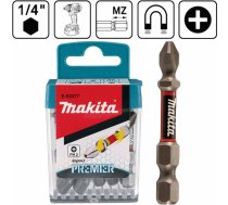Makita E-03377 IMPACT PREMIER sitāmie uzgaļi PH2x50mm 1/4" (10gb)