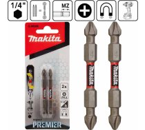 Makita E-06286 IMPACT PREMIER sitāmie uzgaļi PH2x65mm 1/4" (2gb)