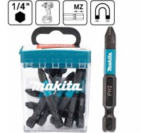 Makita E-12407 IMPACT BLACK sitāmie uzgaļi PH2x50mm 1/4" (10gb)