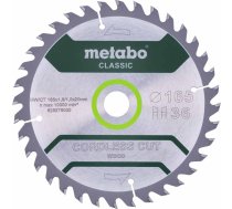 Metabo CORDLESS CUT WOOD CLASSIC disks kokam 165x20mm 36z 628279000