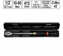 Yato YT-07612 dinamometriskā atslēga 1/2" 10-60Nm