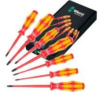 WERA 05135961001 160 iSS/7 screwdriver set Kraftform Plus Series 100 skrūvgriežu komplekts VDE 1000V (7gb)