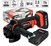 YATO YT-82826 (1x2,0Ah) leņķa slīpmašīna