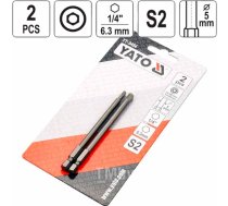 YATO YT-0494 uzgaļu komplekts 1/4" HEX 3x100mm + HEX 5x100mm (2gb)