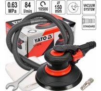 YATO YT-09740 pneimātiskā orbitālā slīpmašīna + ACC