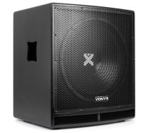 Vonyx SWP15 PRO aktīvais zemfrekvences skaļrunis 15" / 800W