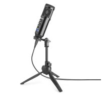 Vonyx CM320B studijas mikrofons USB melns ar atbalsi