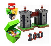 Minecraft magnētiskie konstruktori kastītē, 180 gab.