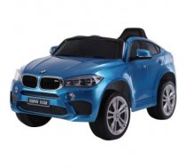 Bērnu elektromobīlis, elektroauto - BMW X6M (ZILS) - 12v ar pulti