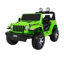 Bērnu elektromobīlis, elektroauto - Jeep Rubicon 4x4 (Zaļš) - 12v ar pulti