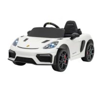 Bērnu elektromobīlis, elektroauto - Porsche Spyder RS 718 vehicle (Balts) - 12v ar pulti