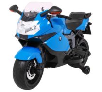 Bērnu elektromobīlis, elektroauto - Bike BMW K1300S (ZILS) - 12v ar pulti