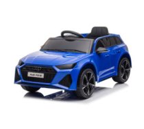 Bērnu elektromobīlis, elektroauto - Audi RS6 (Zils) - 12v ar pulti