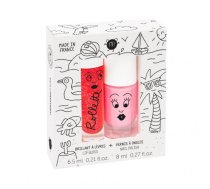 Nailmatic Kids HOLIDAYS Rollette Nail Polish Duo Set Dāvanu komplekts 1gab.