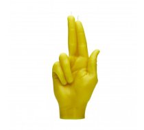 CandleHand Gun Fingers Candle Svece Yellow