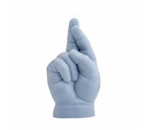 CandleHand Baby Crossed Fingers Candle Svece Grey