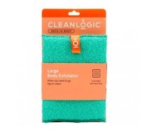 Cleanlogic Bath & Body Large Body Exfoliator Ķermeņa skrubja cimds Emerald