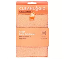 Cleanlogic Bath & Body Large Body Exfoliator Ķermeņa skrubja cimds Coral