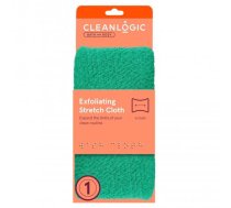 Cleanlogic Bath & Body Exfoliating Stretch Cloth Izstiepjams ķermeņa tīrīšanas sūķlis Emerald