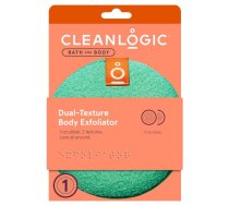 Cleanlogic Texture Body Exfoliator Ķermeņa tīrīšanas sūķlis Emerald